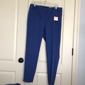 Talbots Hampshire Ankle pants Size 14W Periwinkle